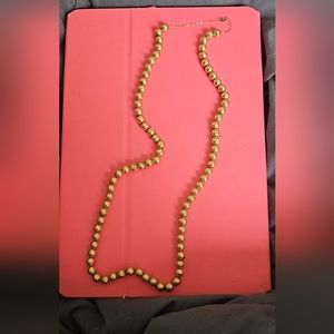 Vintage Add a Bead Necklace 14kt Gold